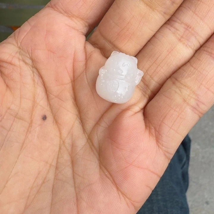 和田玉未镶嵌吊坠(不含链)