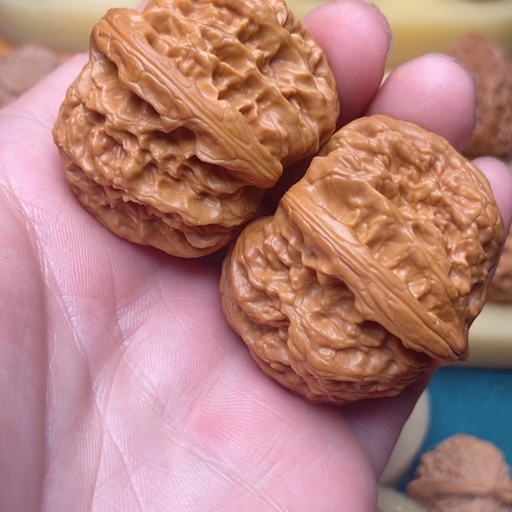 文玩核桃把件44粗筋小众野驴