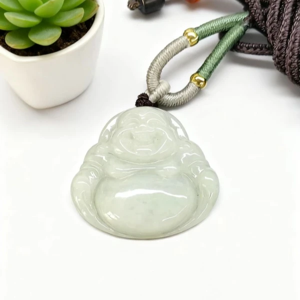 天然缅甸A货  翡翠佛公