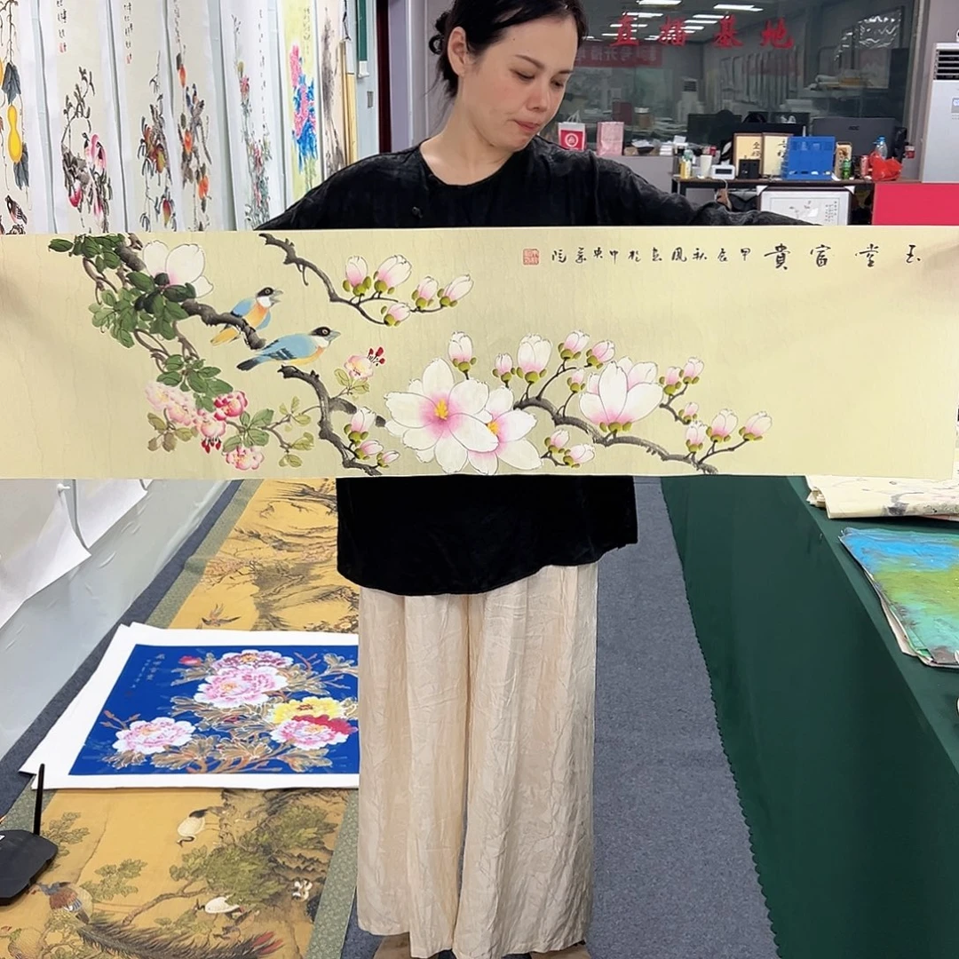 国画宣纸国画纯手绘作品