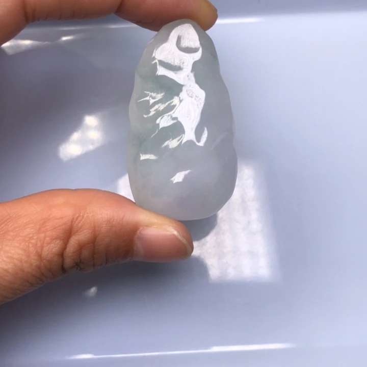 翡翠未镶嵌颈饰缅甸天然翡翠吊坠牌子珠子平安扣