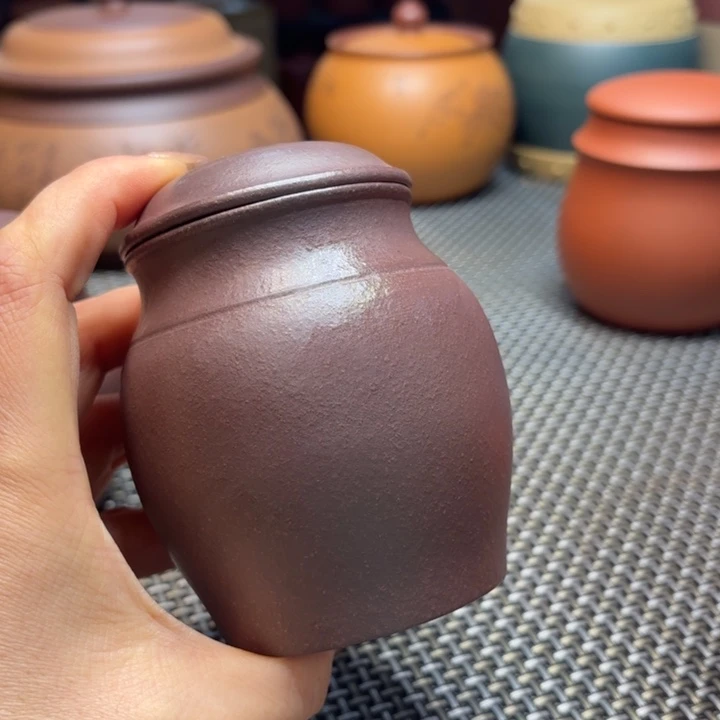 紫砂茶叶罐中高端紫砂茶叶罐