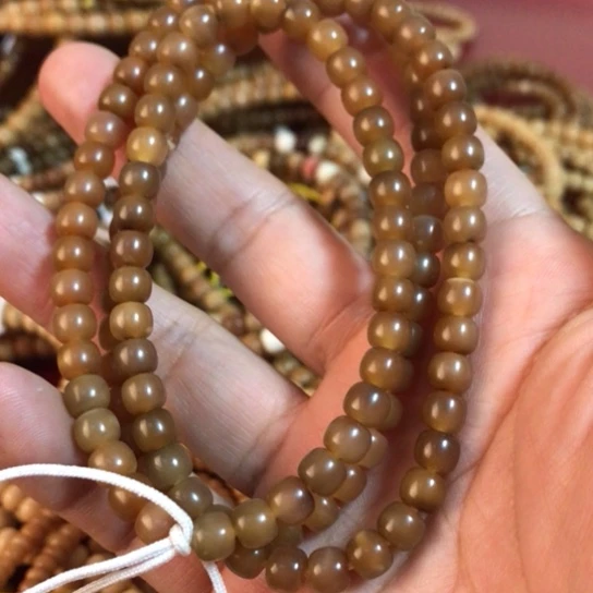 千眼菩提吊坠龙脊菩提76老型天然玉化120颗