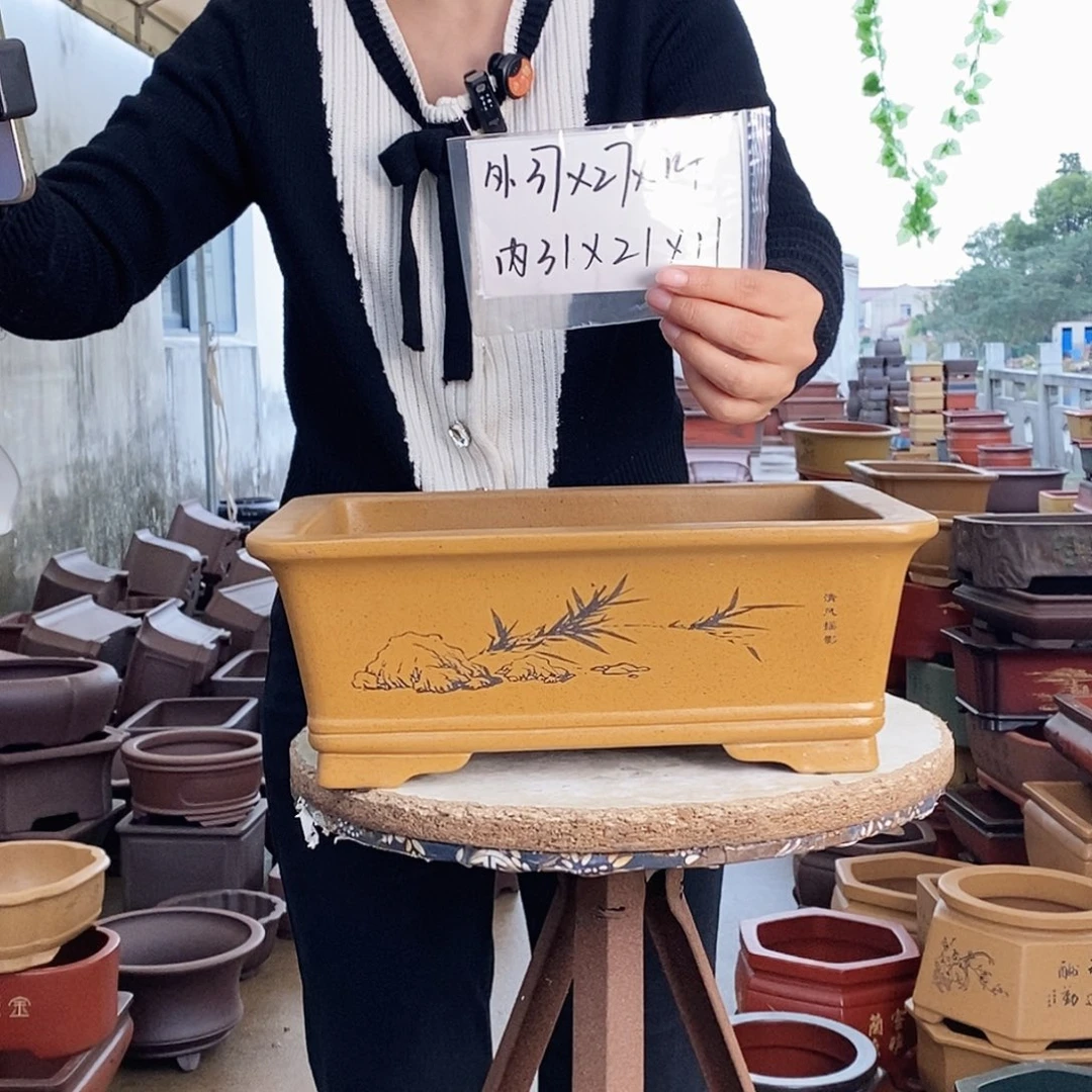 紫砂花盆紫砂花盆