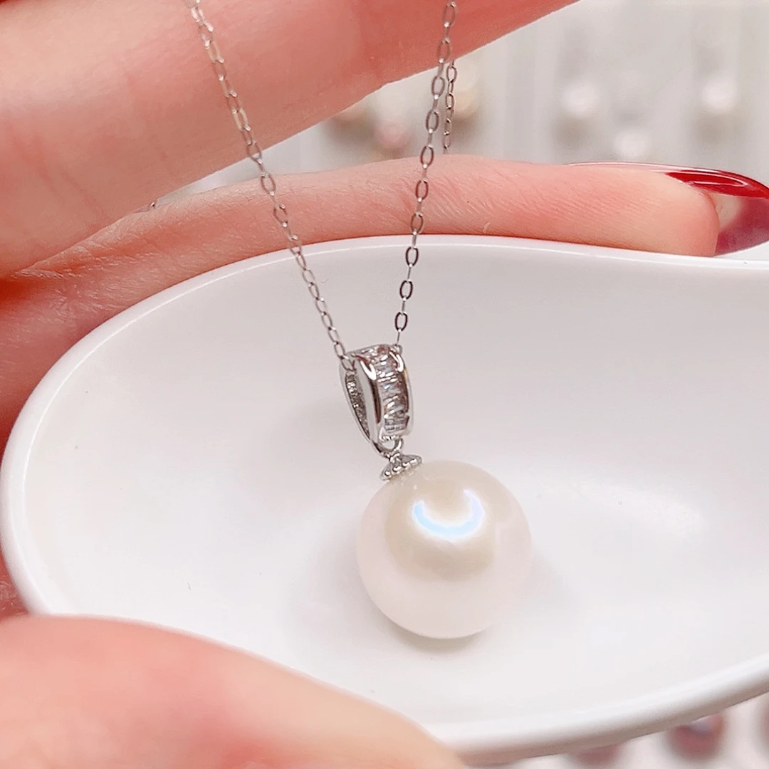 淡水珍珠吊坠(赠链)合金