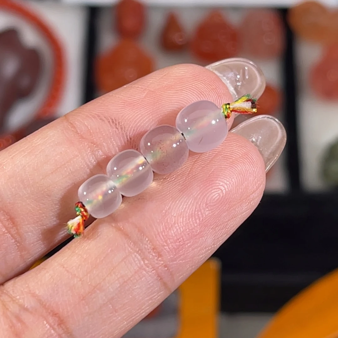 玛瑙/玉髓未镶嵌荔枝冻老型套装6—7不退换