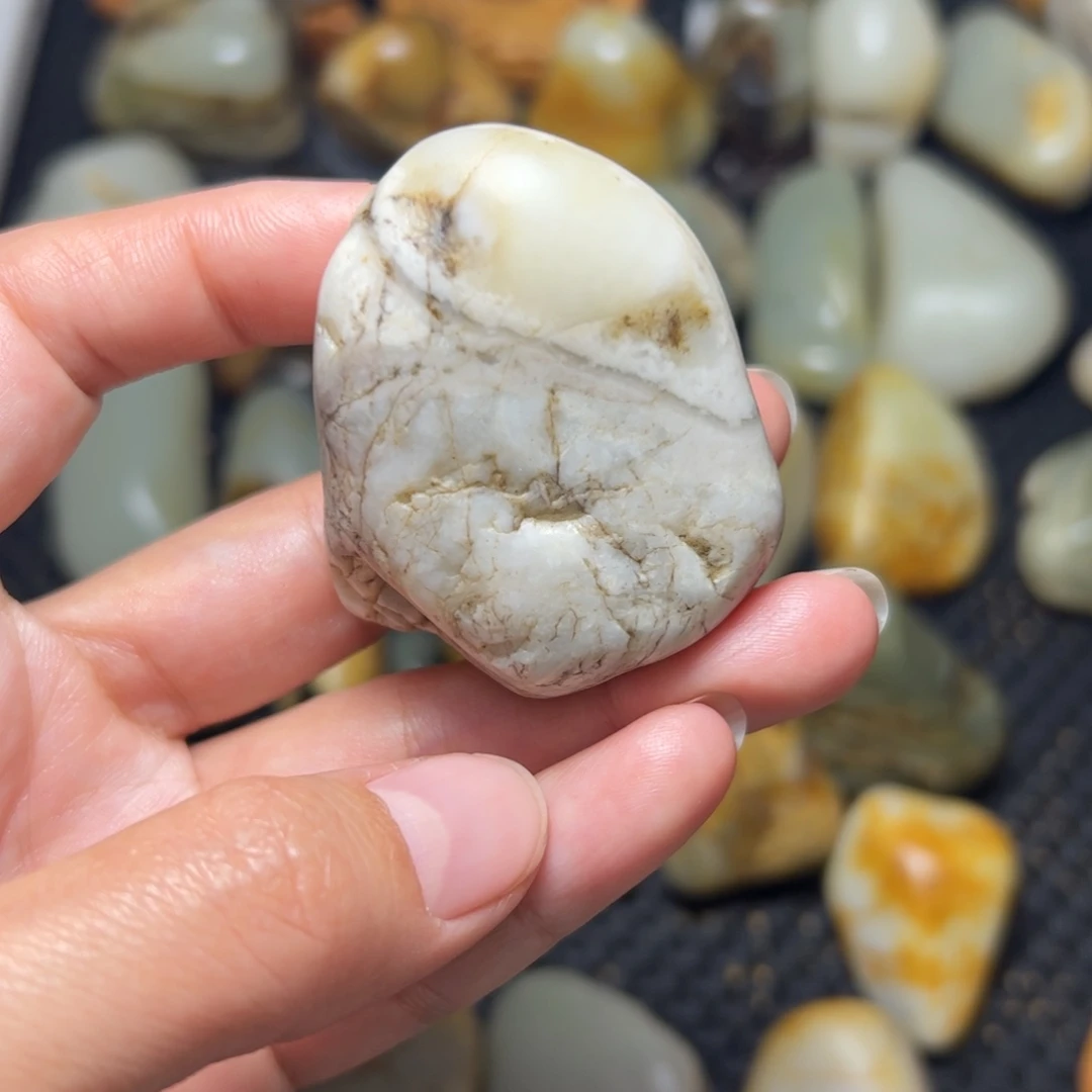 和田玉未镶嵌挂件25