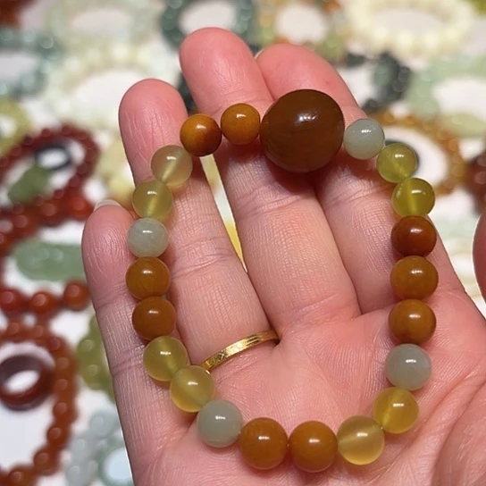 蛇纹石玉未镶嵌手串