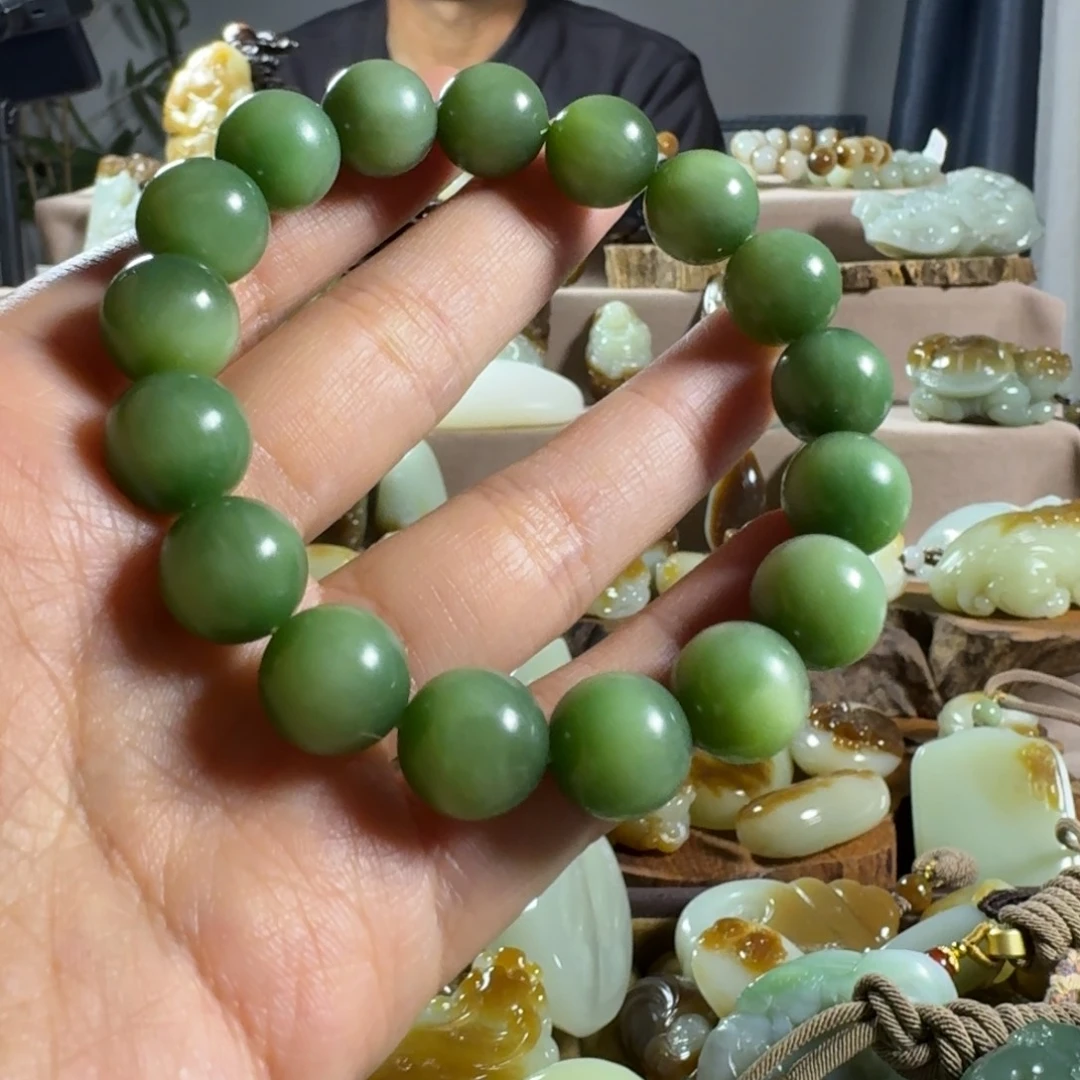 和田玉（糖玉）未镶嵌手链