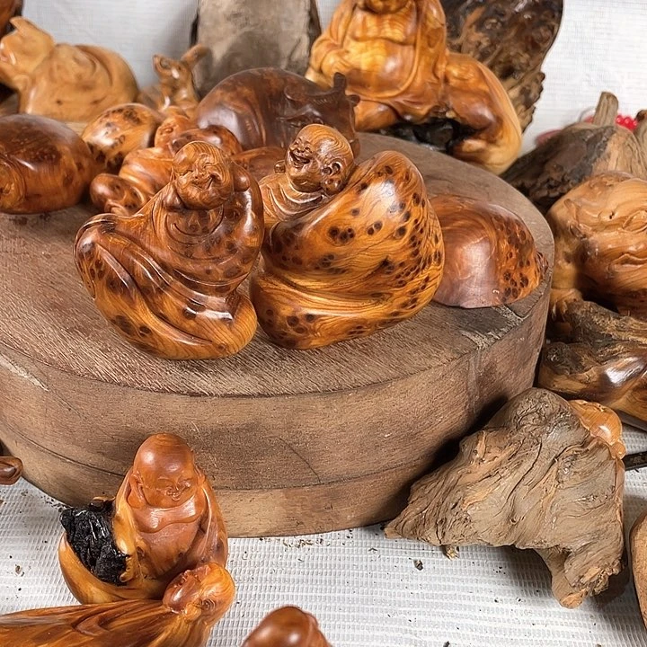 柏木永崖相手把件乐乐