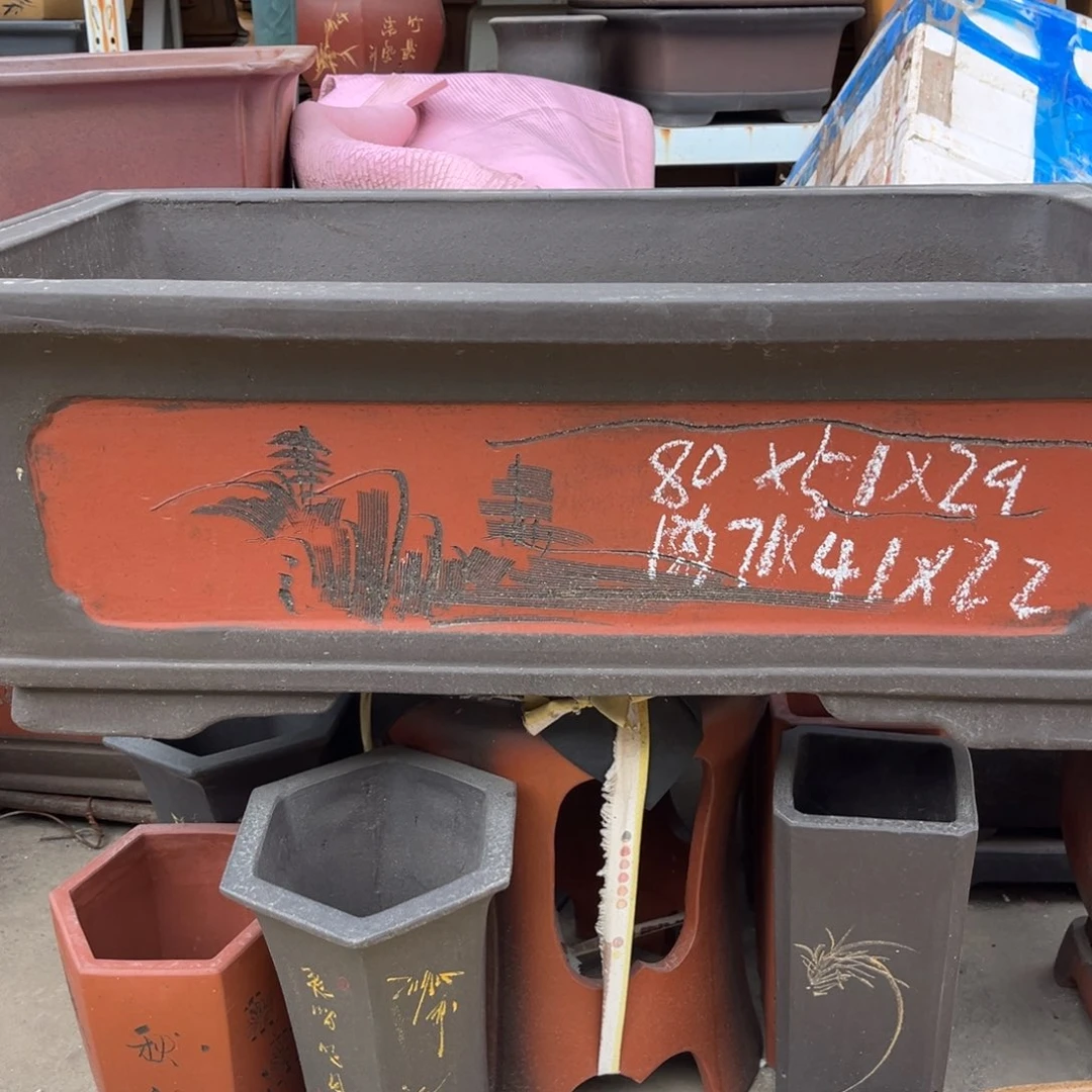 紫砂花盆盆景艺术