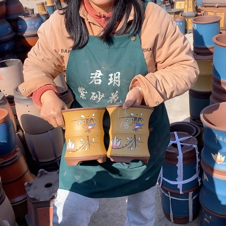 紫砂花盆紫砂花盆