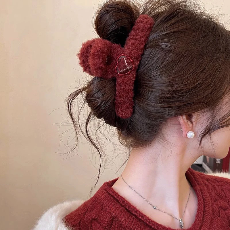 Y新款超好看年货毛毛抓夹