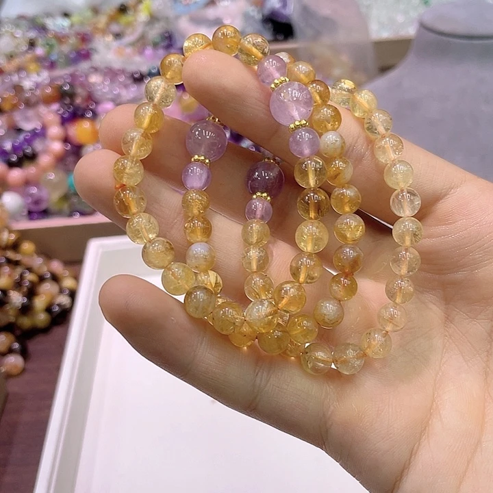 水晶手链未镶嵌181黄