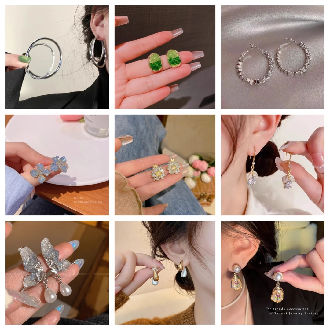 铜合金耳饰 701-799 女士时尚淑女少女喜欢青春耳环百搭复古