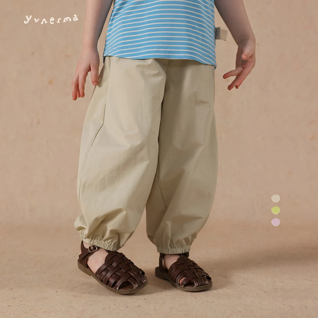 允儿妈女童夏季山系速干束口裤宝宝户外薄款运动休闲裤儿童裤子潮