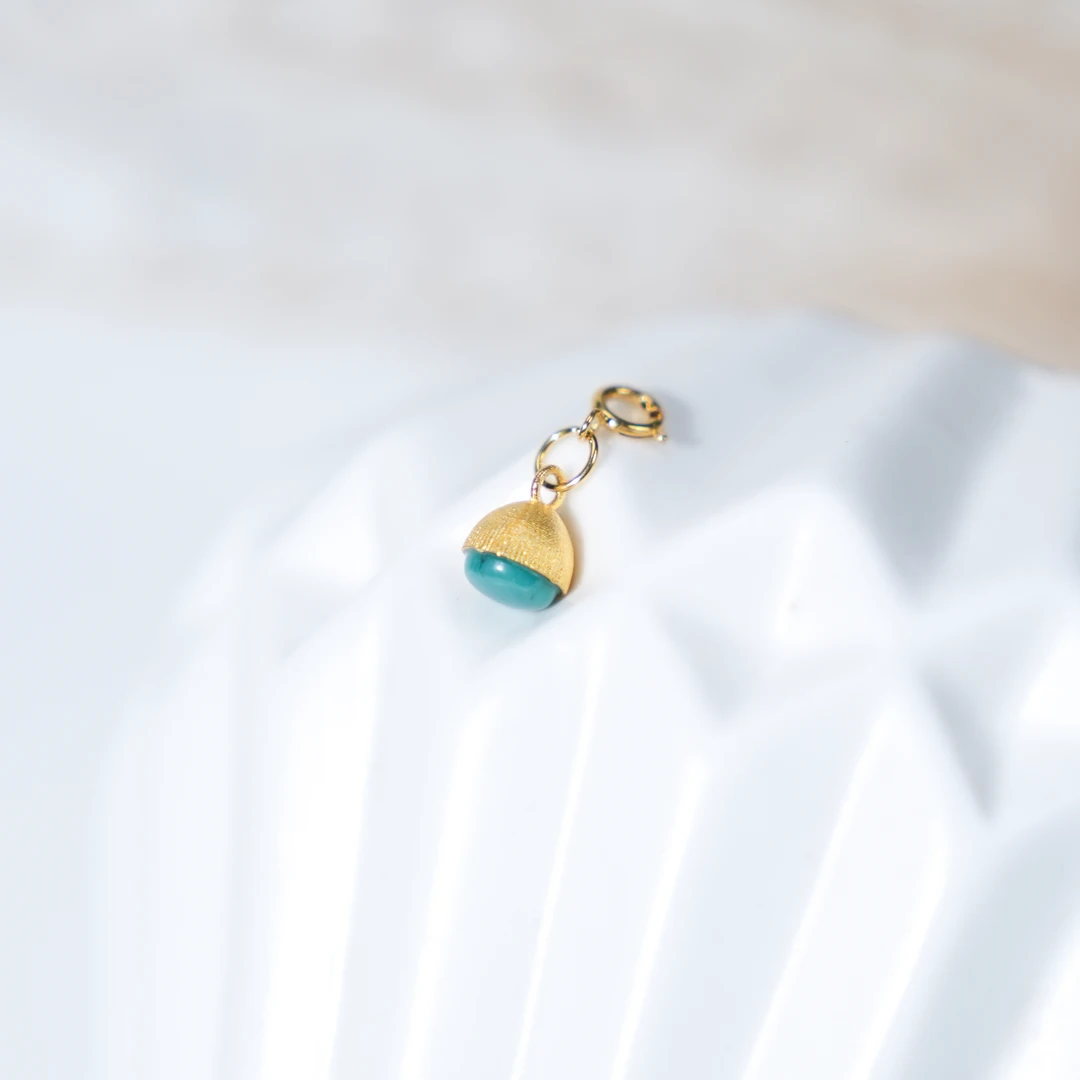 【小袁甄选】绿松吊坠（不含链）-18K金-多样性发其一CX14|BLL5