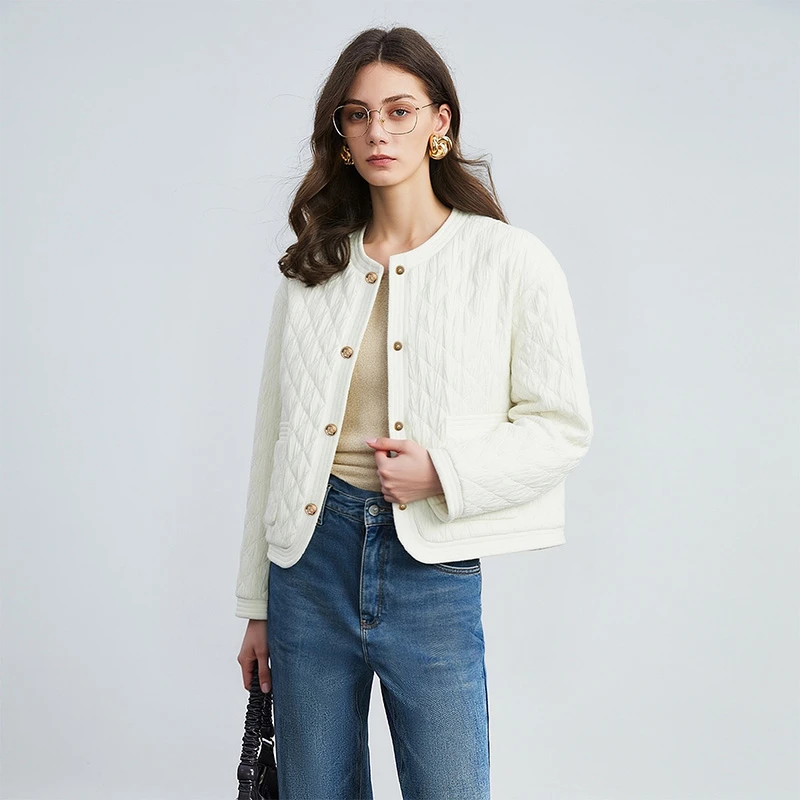 姚领女装848K41452 短款羽绒服