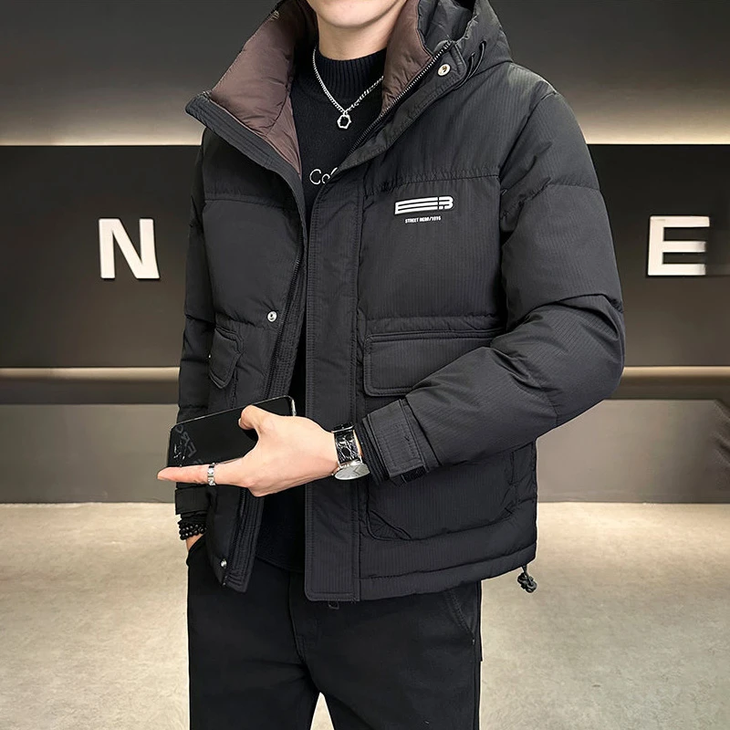 713-6621 冬季滑雪保暖修身男士时尚潮流休闲潮流帅气断码棉外套