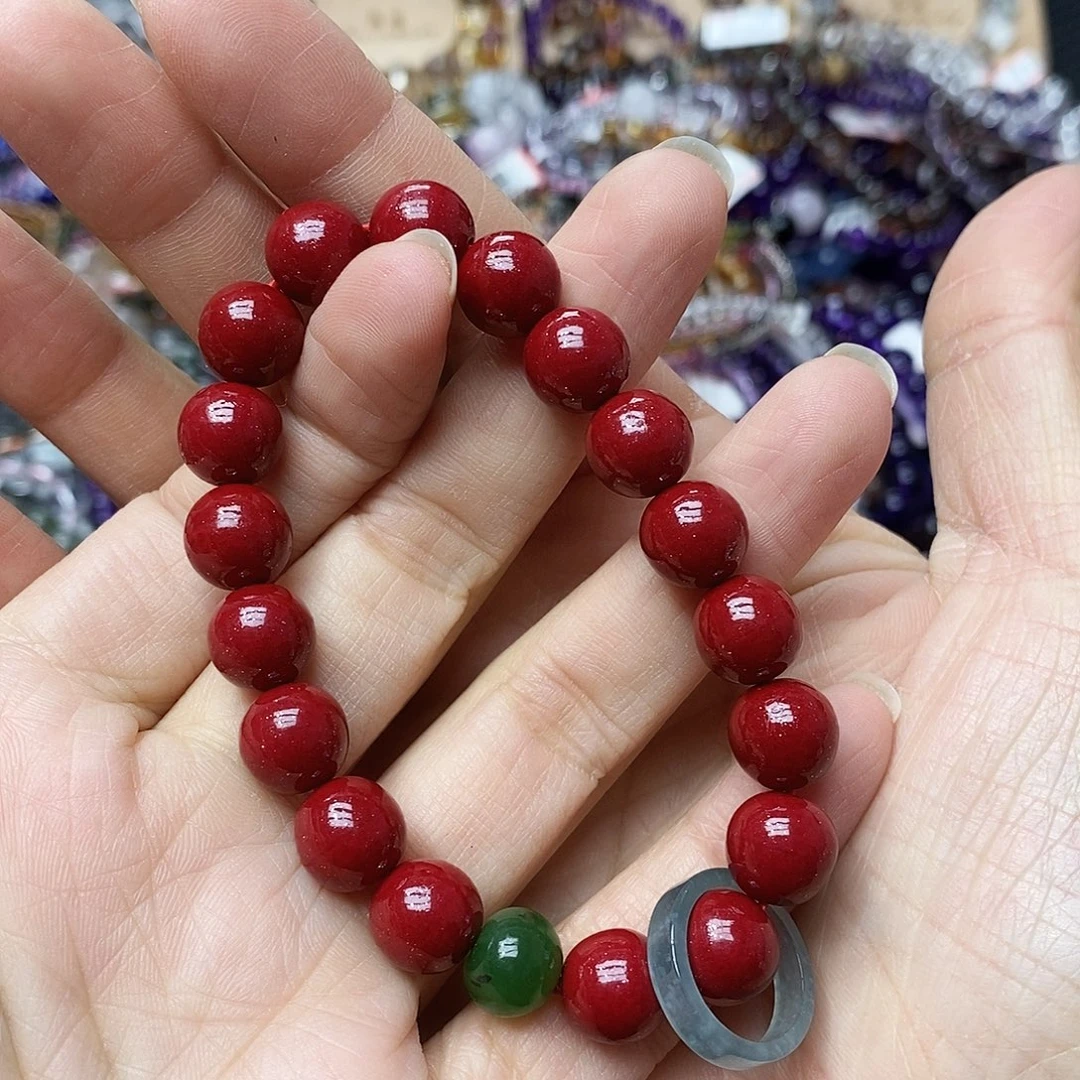 水晶手链未镶嵌多样性发一