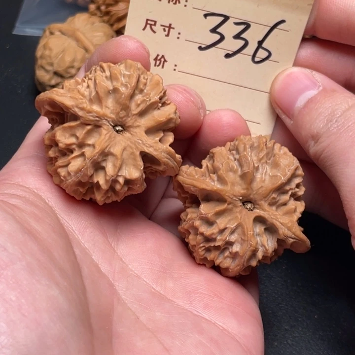 文玩核桃把件苹果园43尺全品白茬打底发336