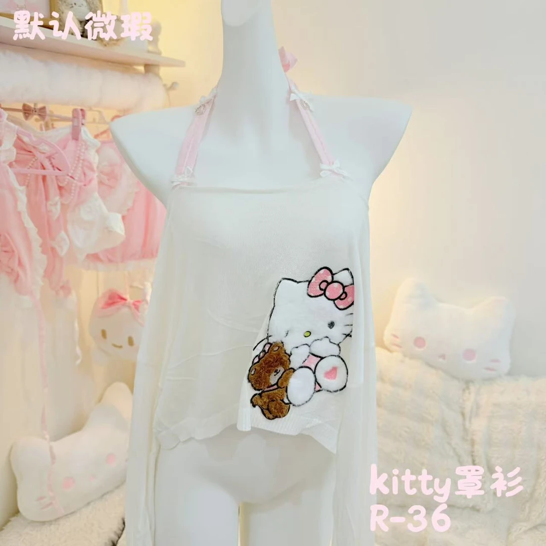 【元气喵】手作系列默认微瑕:Kitty罩衫（R36）