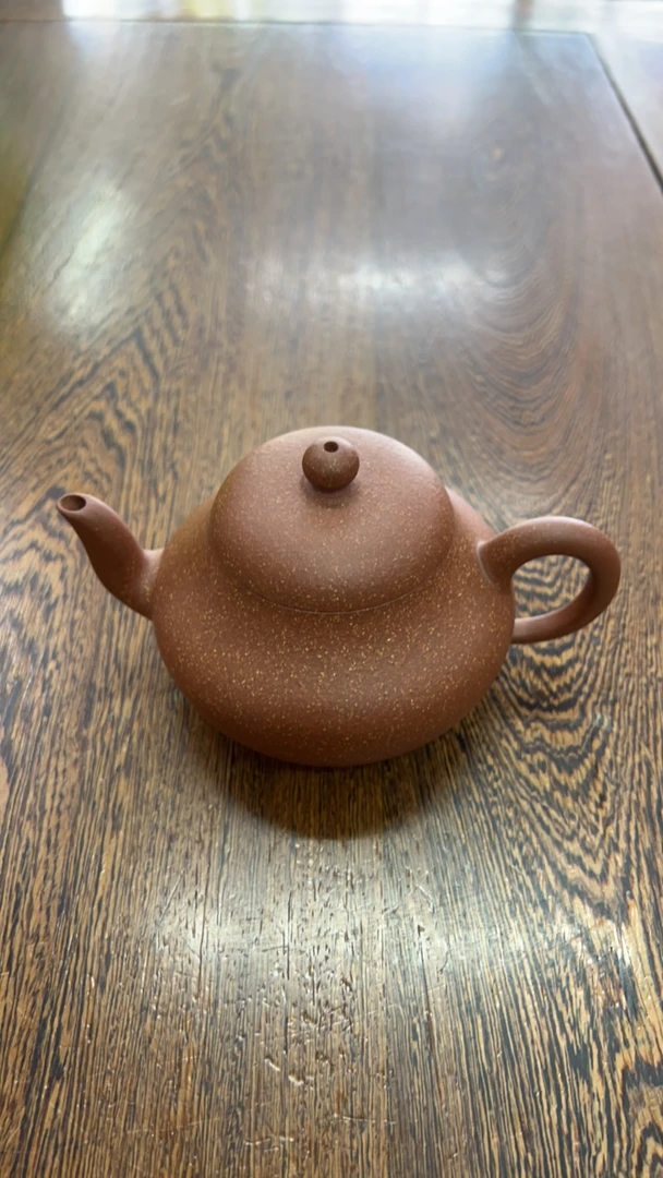 宜兴红泥紫砂壶君德壶降坡泥220cc茶壶泡茶泥壶茶具