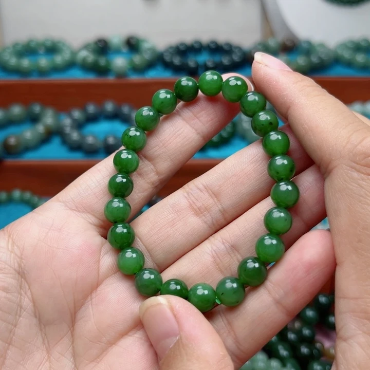 和田玉未镶嵌手链卡8