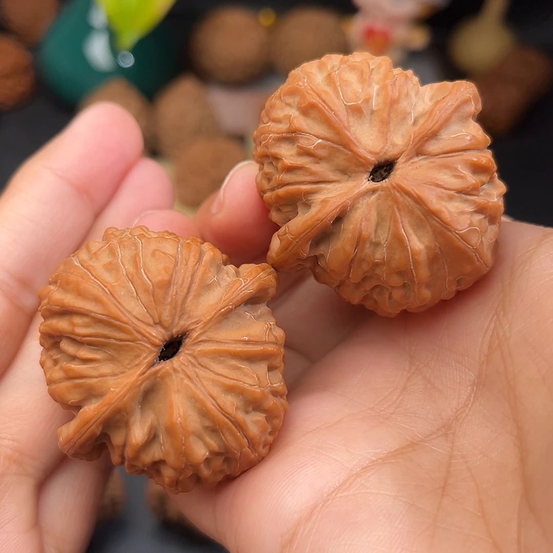 把件文玩核桃金麒麟全品42