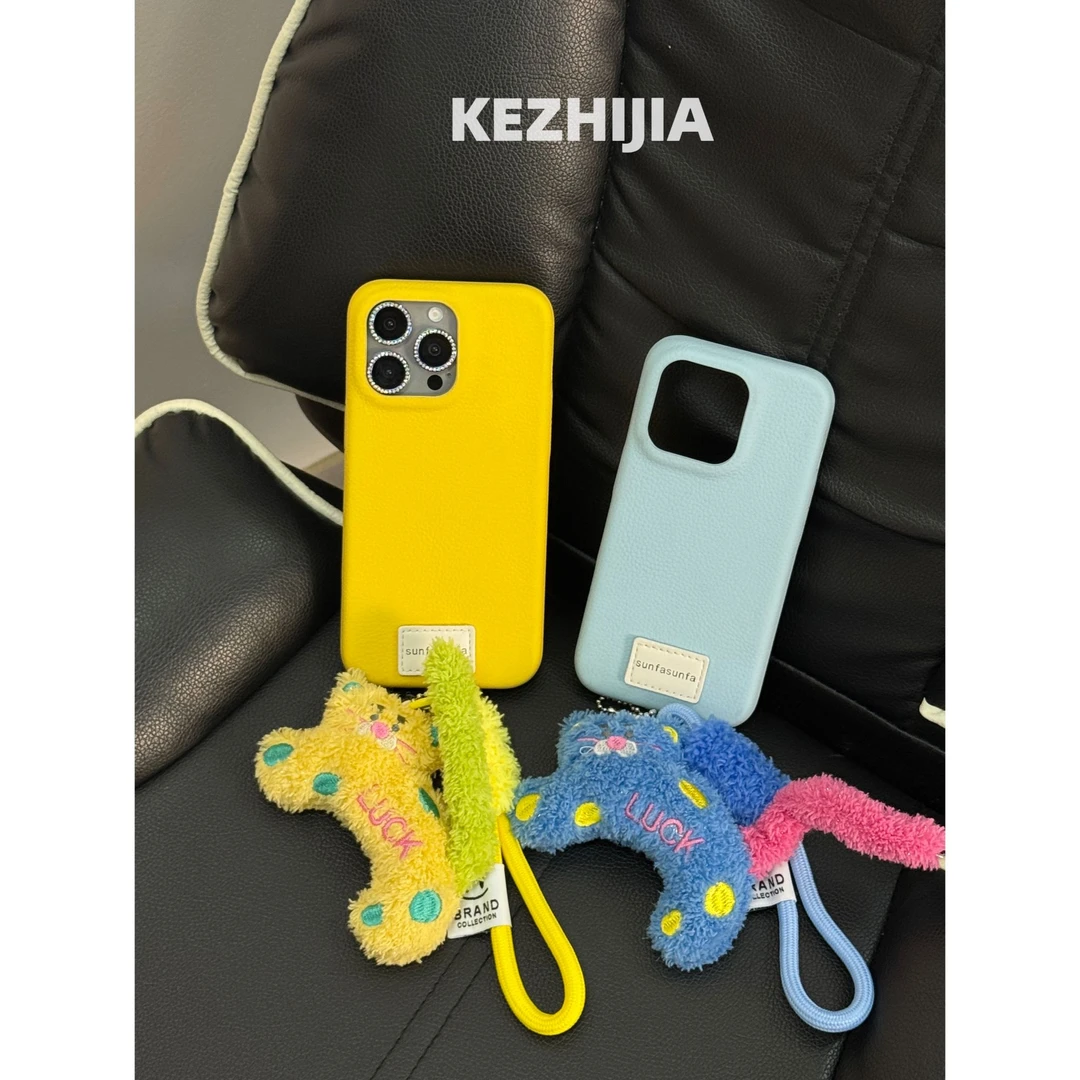 【壳之】小众个性荔枝皮适用苹果16/15/14/13promax高级小猫手机壳