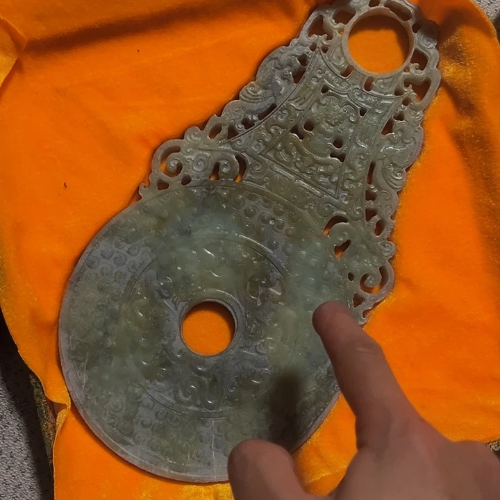 玉镂空代雕工平安一个