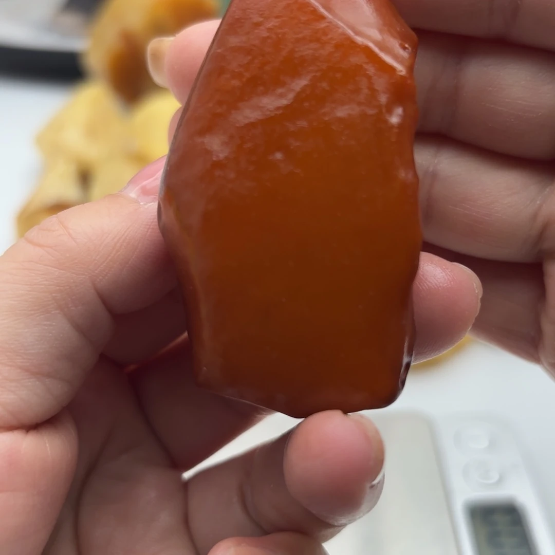 定制琥珀未镶嵌鹏*哥琥珀