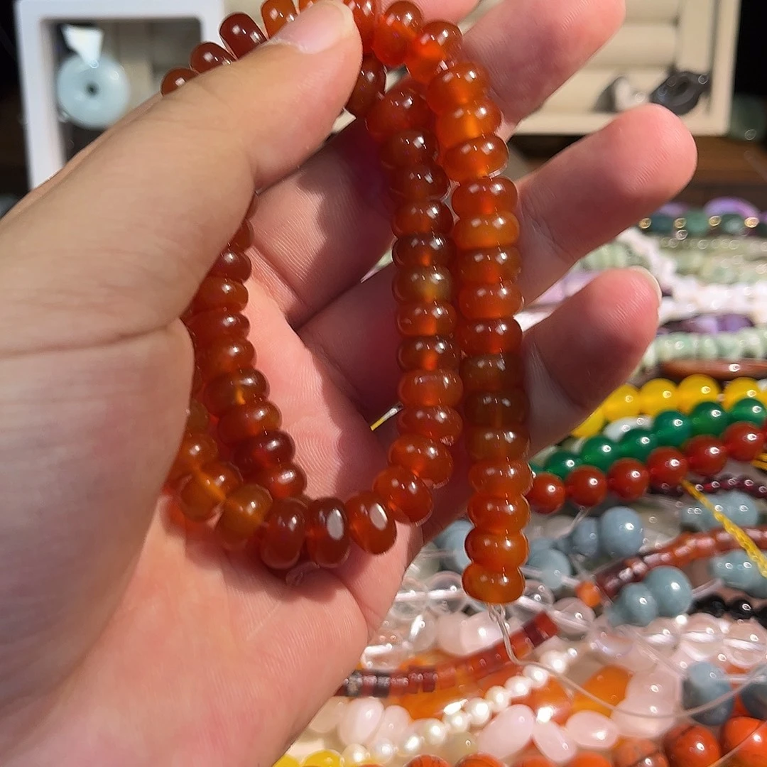玛瑙/玉髓未镶嵌珠宝半成品卡10mm