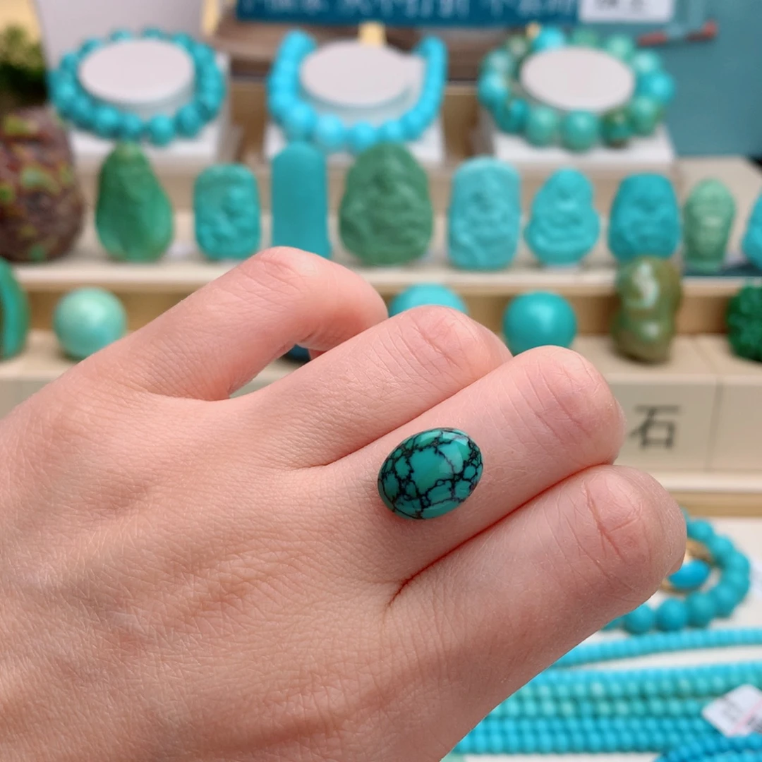 绿松石未镶嵌挂件