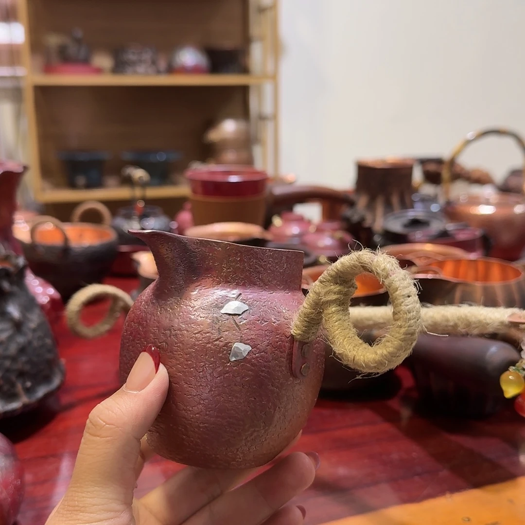 哩***哩紫铜手工制作摆件