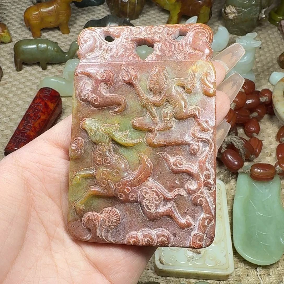 白玉菩提吊坠挂件