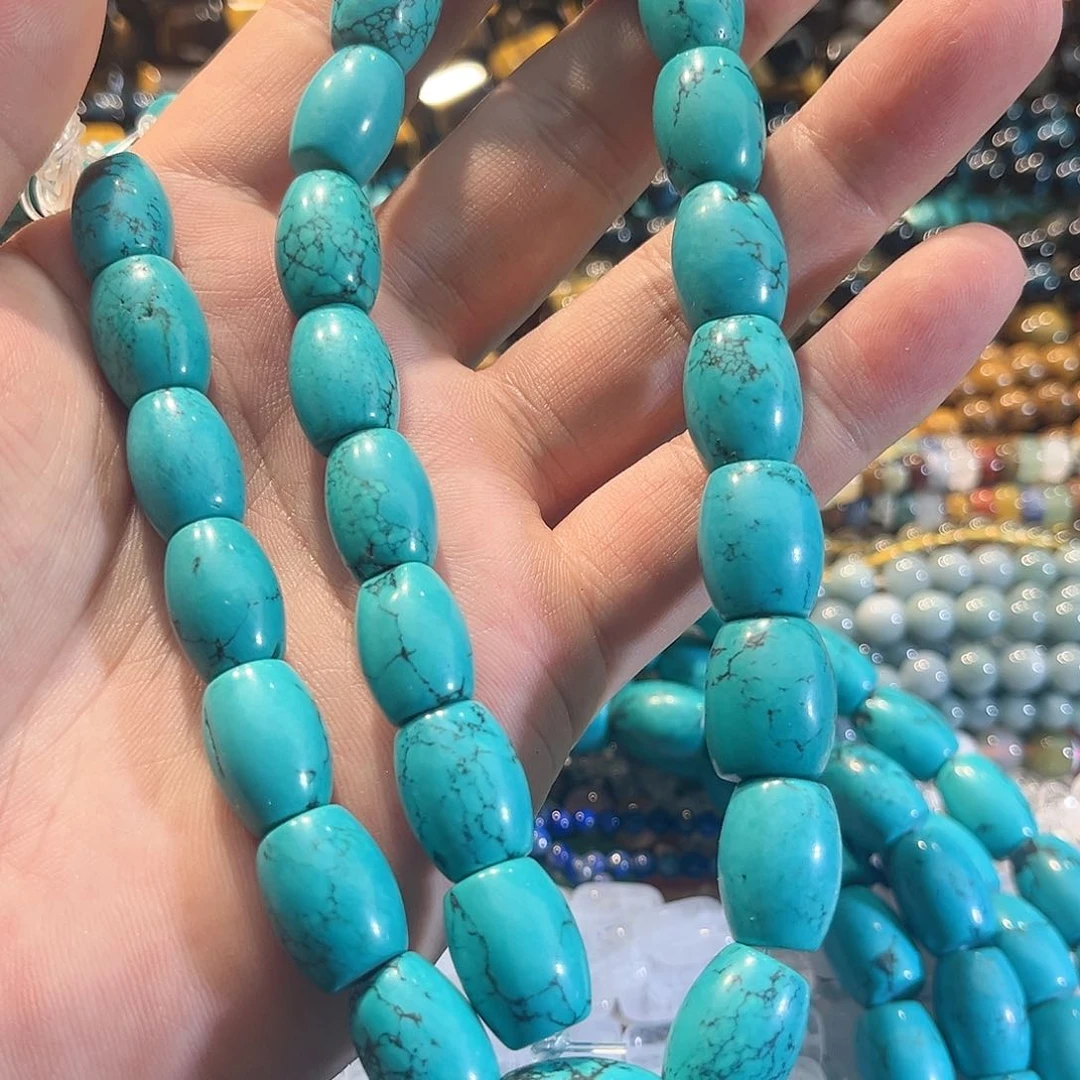 合金玛瑙/玉髓珠宝半成品黑线松一条12x15mm