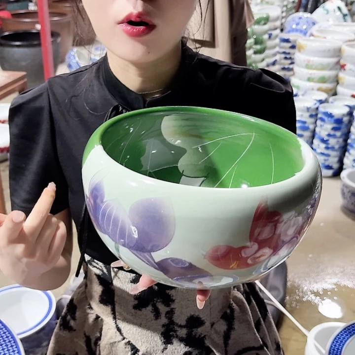 瓷片口径23厘米 高度13厘米