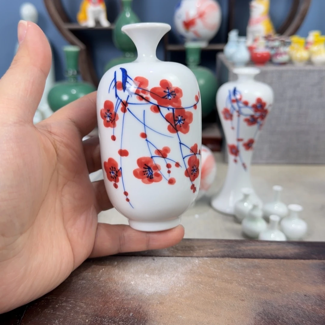 陶瓷手工小花器摆件