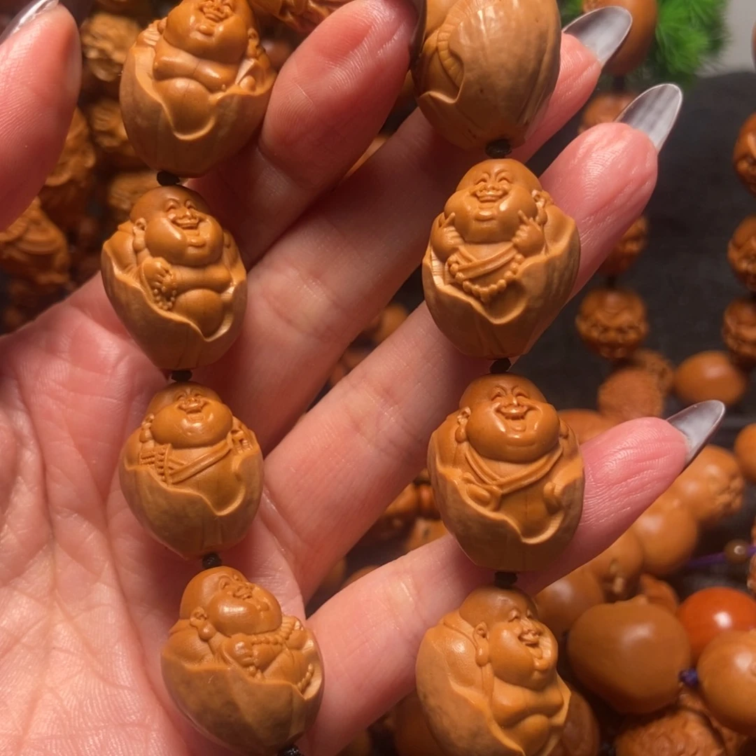 橄榄核吊坠包衣弥勒