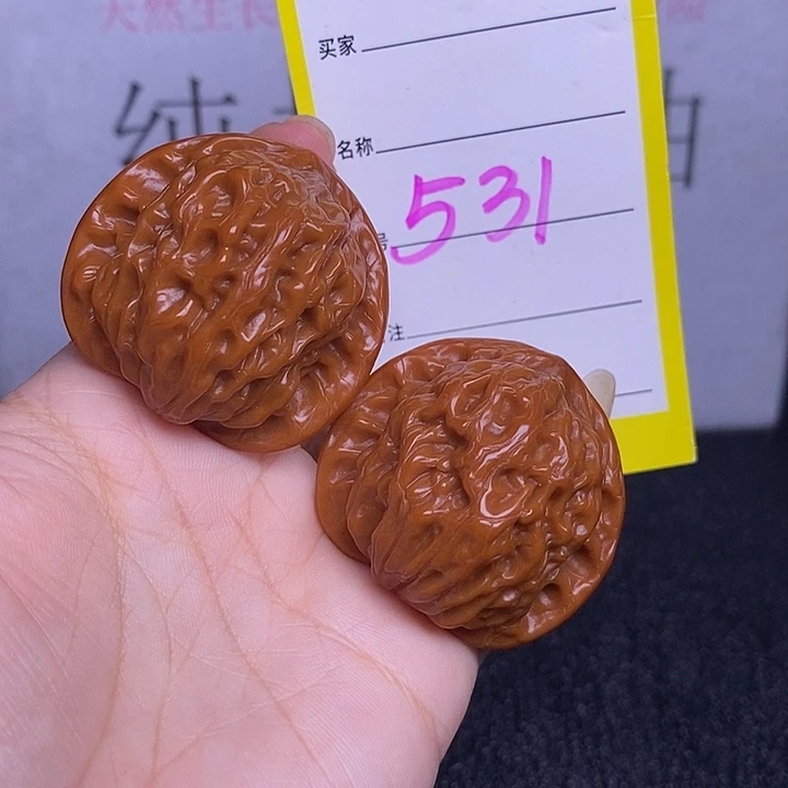 把件文玩核桃531/39.5公子帽