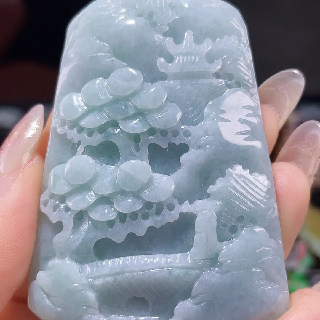 颈饰未镶嵌翡翠一