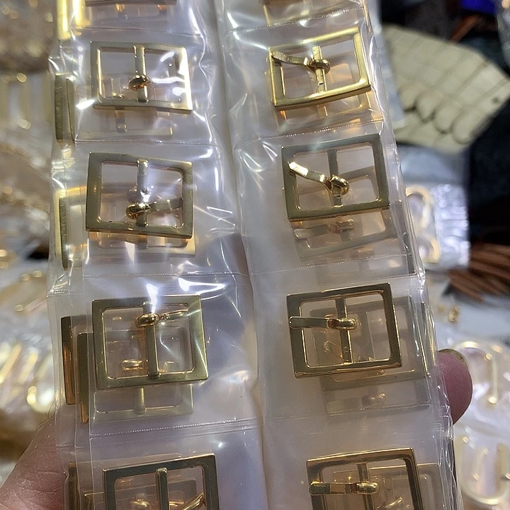 皮革驴家1.2度真金日字针扣10个