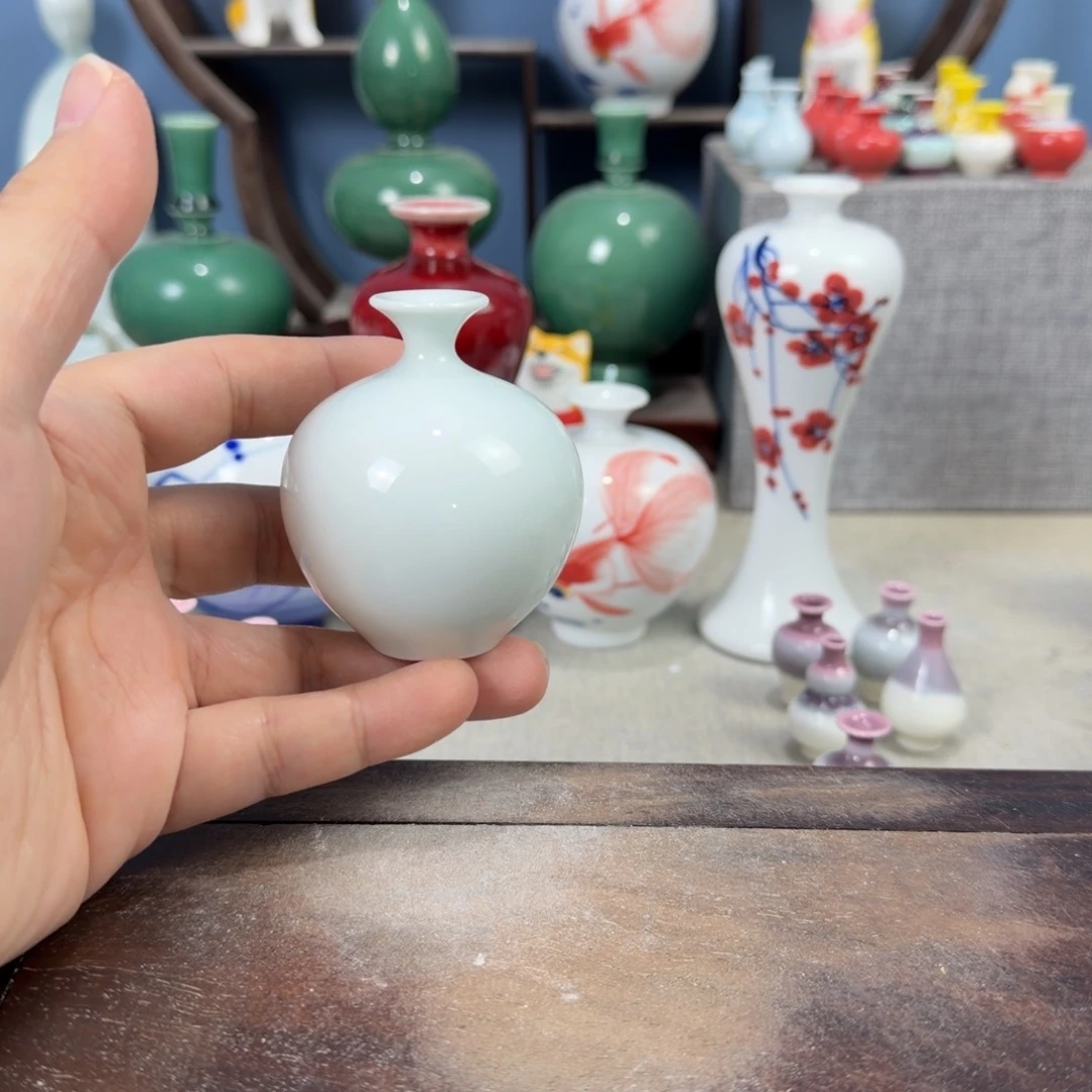 陶瓷手工小花器摆件