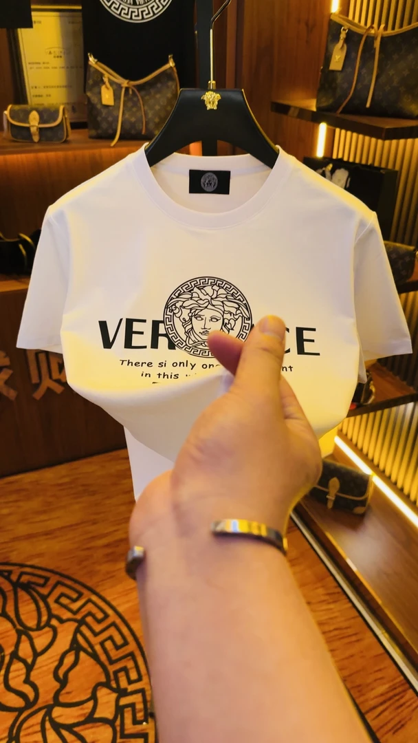 V-CE【联名】重工明星网红同款经典百搭圆领半袖-