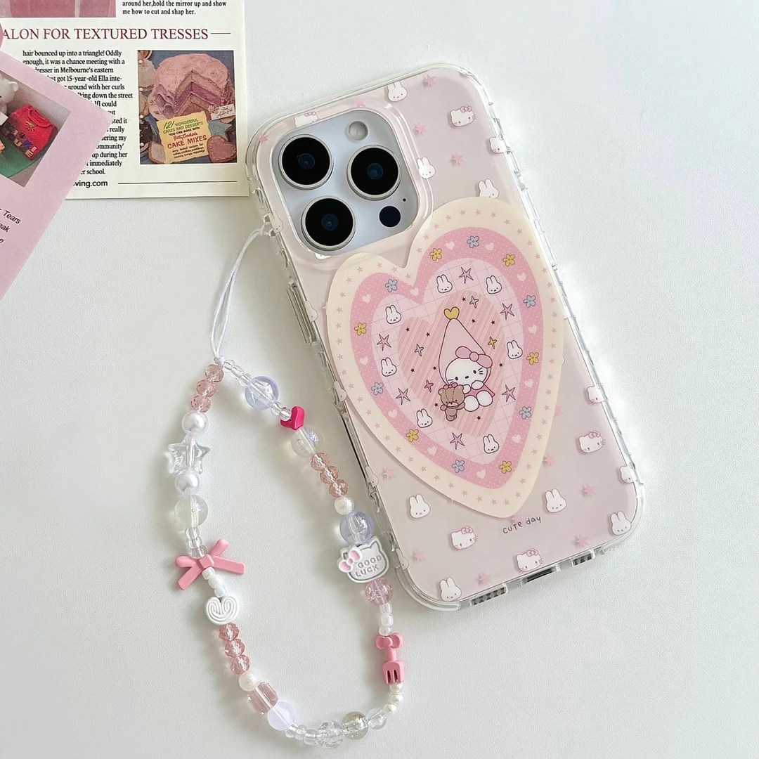 尖帽凯蒂适用苹果iphone小米15promax防摔vivo华为oppo手机壳女