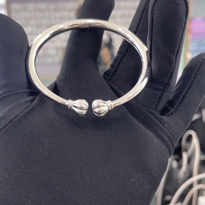 足银足银手镯足银