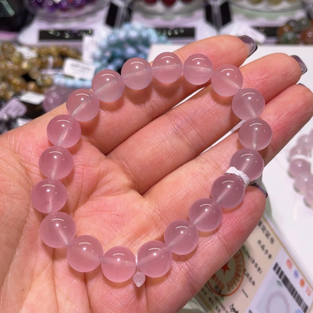 水晶手链未镶嵌1****l粉晶