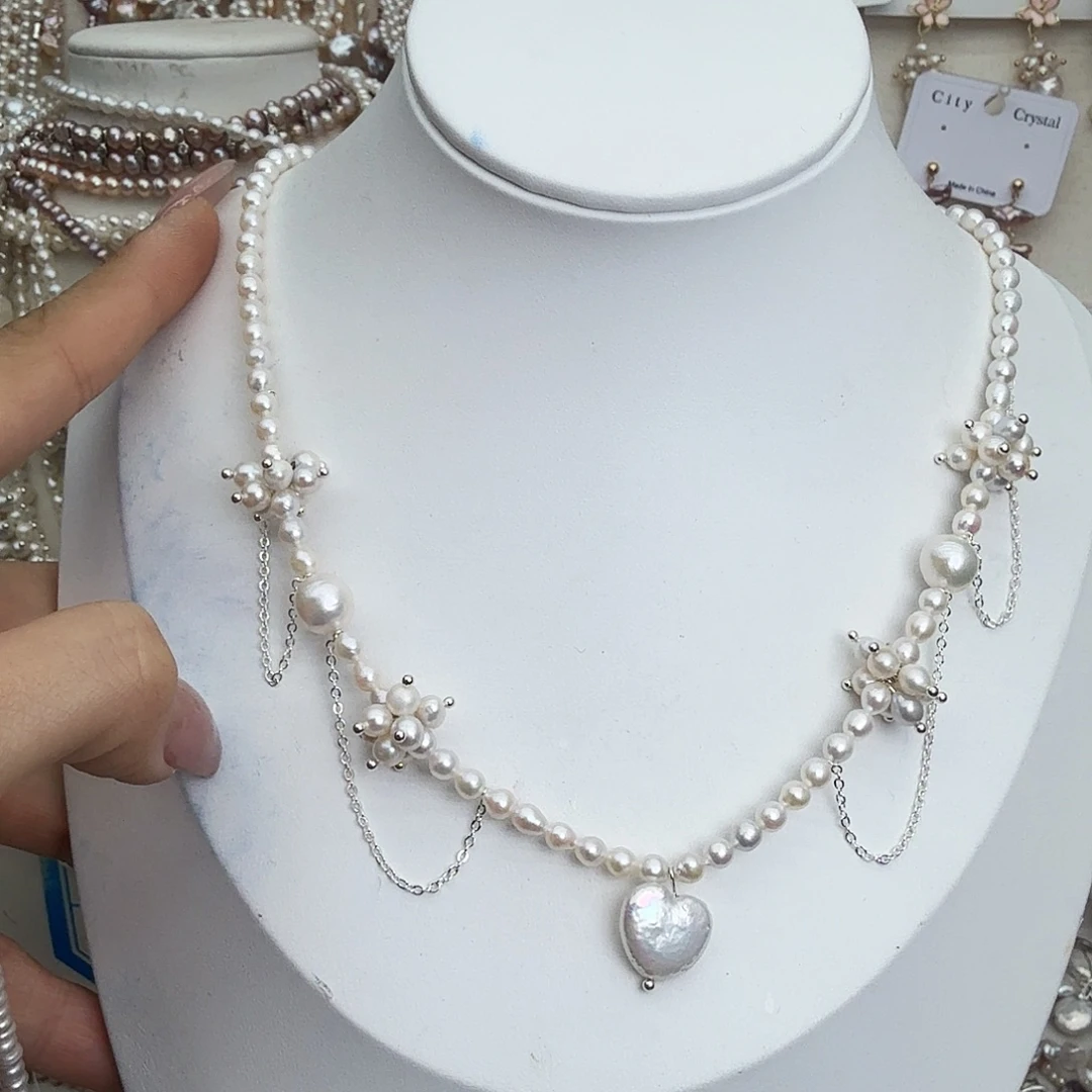 未镶嵌淡水珍珠颈饰