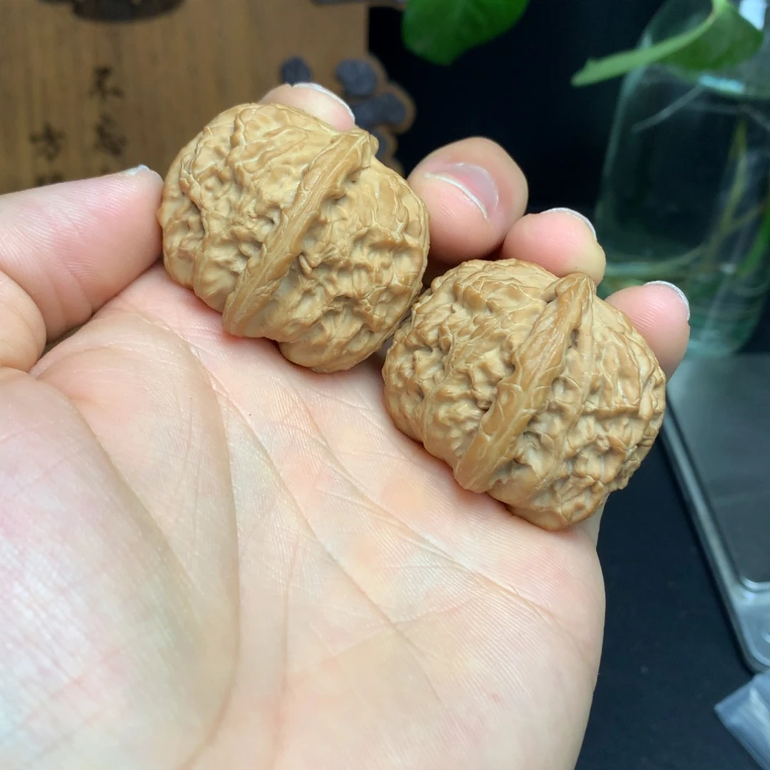 文玩核桃把件37+白狮子